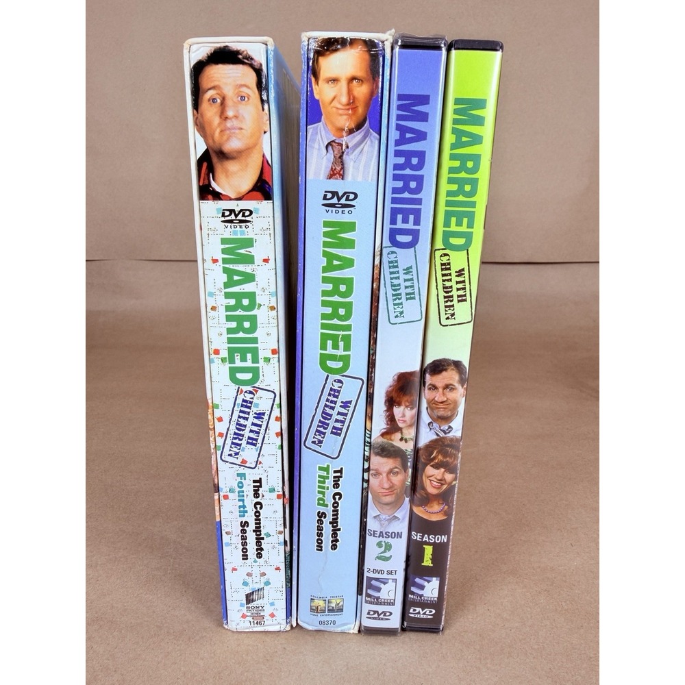 Married With Children DVD Seasons 1 2 3 4 Lot Ed O'Neill Christina Applegate
